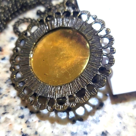 Women's Leopard Antique Gold Vintage Necklace Pendent Chain Necklace - Picture 4 of 10